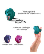 Love to Love Kisscool Tapping Finger Vibe - Teal Me