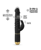 Dorcel Thrusting & Spinning Furious Rabbit 2.0 - Black