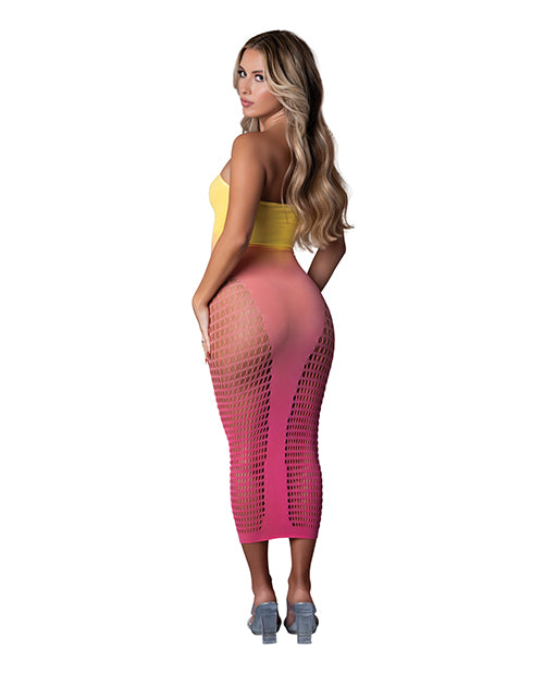 Seamless Sleeveless Gown - Sunset Ombre