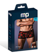 Kiss Me Stretch Mesh Mini Short Blk/Rd