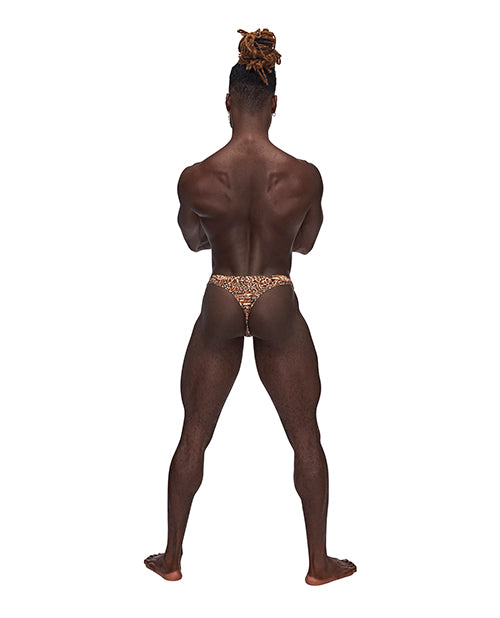 Male Power Wonder Thong Animal Print