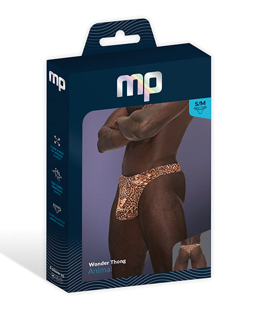 Male Power Wonder Thong Animal Print
