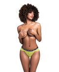 Sunday Brunch Babe Lace Panty Hot Green