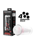 Maxtasy Show Master Non - Realistic Stroker - Clear