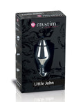 Mystim Little John Buttplug Aluminum - Silver