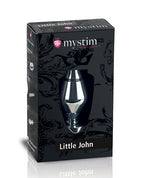 Mystim Little John Buttplug Aluminum - Silver