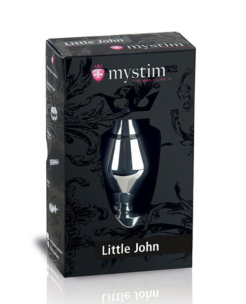 Mystim Little John Buttplug Aluminum - Silver