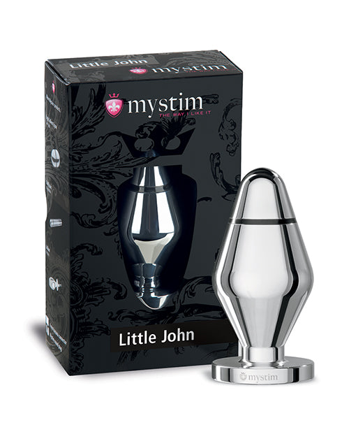 Mystim Little John Buttplug Aluminum - Silver