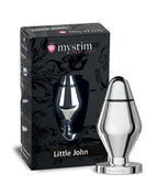 Mystim Little John Buttplug Aluminum - Silver