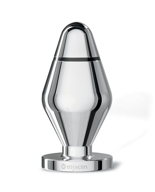 Mystim Little John Buttplug Aluminum - Silver