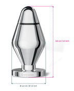 Mystim Little John Buttplug Aluminum - Silver
