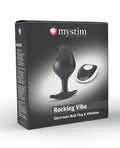 Mystim Rocking VIbe Silicone Buttplug - Black