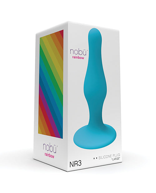 Nobu Rainbow Silicone Plug - Blue