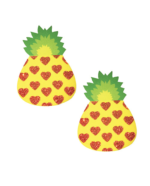 Neva Nude Pina Colada Glitter Pineapple Pasties - Multicolor