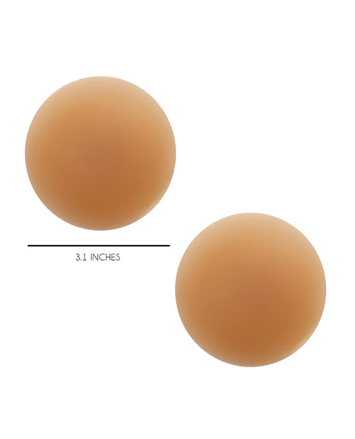Neva Nude Yummy Skin Invisible Reusable Silicone Pasties - Mocha