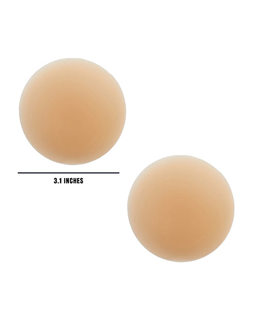 Neva Nude Nudie Patootie Skin Invisible Reusable Silicone Pasties - Nude