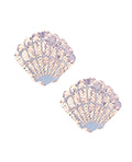 Neva Nude Sequin Mermaid Shell Pasties - Champagne Showers