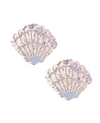 Neva Nude Sequin Mermaid Shell Pasties - Champagne Showers
