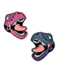 Neva Nude Black Light Dinosaur Pasties - Pink & Blue