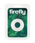 Firefly Glow in the Dark Bubble Cock Ring - , White