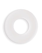 Firefly Glow in the Dark Bubble Cock Ring - , White