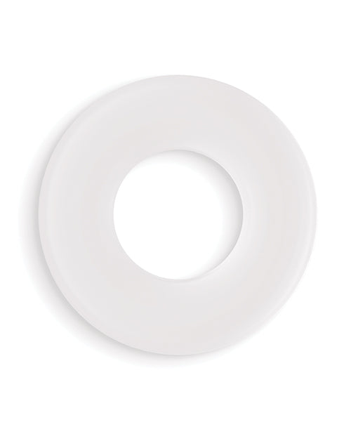 Firefly Glow in the Dark Bubble Cock Ring - , White