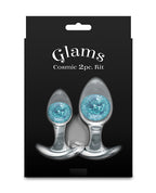 Cosmic Glams 2 pc Plug Kit - Blue