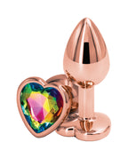 Rear Assets Rose Gold Heart - Rainbow