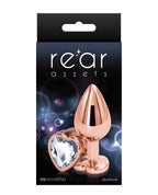 Rear Assets Rose Gold Heart - Clear