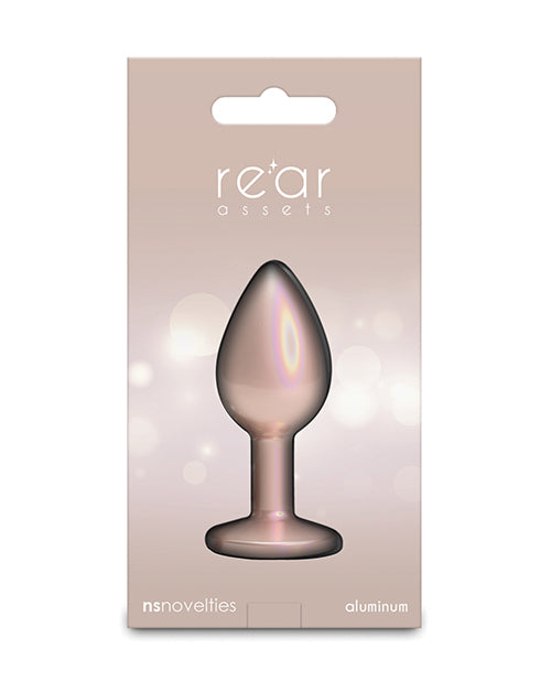 Rear Assets w/Clear Gem - Iridescent Champagne