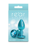 Rear Assets w/Teal Gem - Iridescent Teal