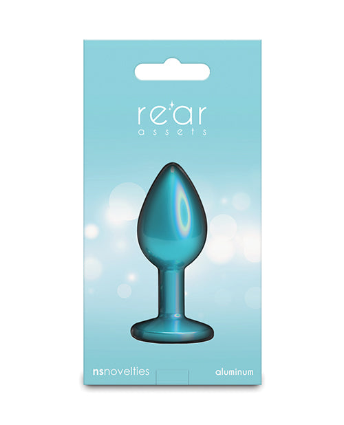 Rear Assets w/Teal Gem - Iridescent Teal