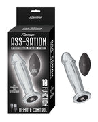 Ass - sation Remote Vibrating Metal Anal Ecstasy - Silver