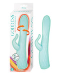 Goddess Heat - up & Rotating Vibrator - Aqua