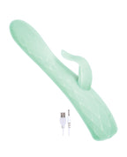 Goddess Heat - up & Rotating Vibrator - Aqua