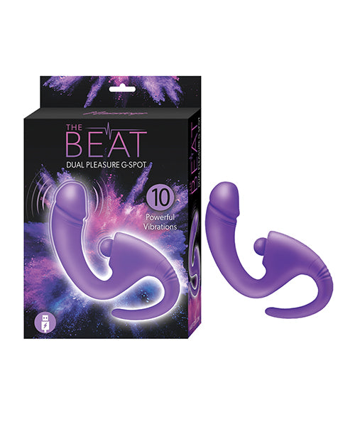 The Beat Dual Pleasure G - Spot Vibrator - Purple