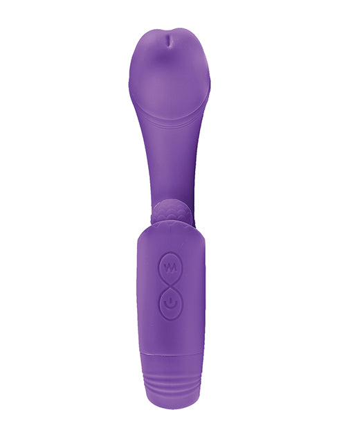 The Beat Dual Pleasure G - Spot Vibrator - Purple