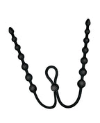 Ass - sation Dual - Ended Anal Beads - Black
