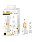 Gold Glam Tri - Tip Vibe - White
