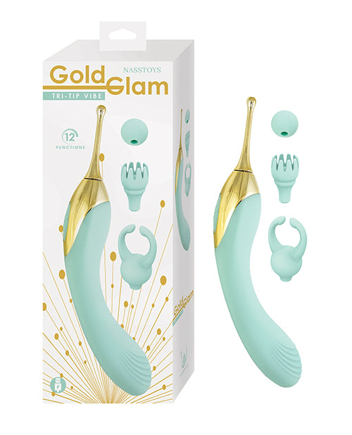 Nasstoys Gold Glam Tri - Tip Vibe - Aqua