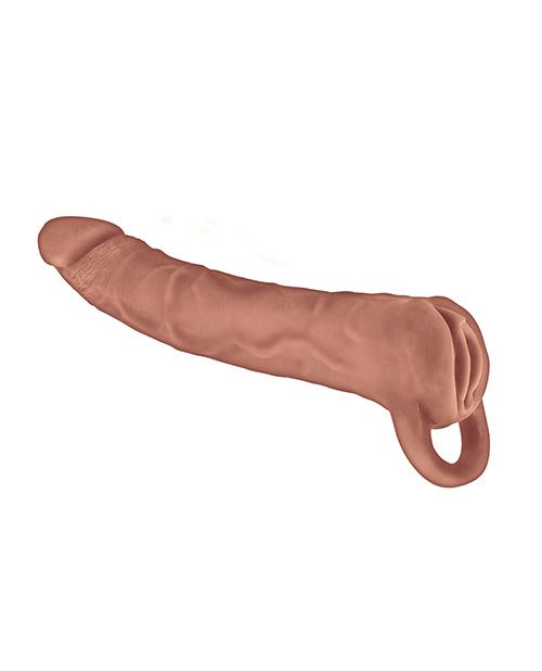 The Great Extender 1 7" Extender & Masturbator - Brown