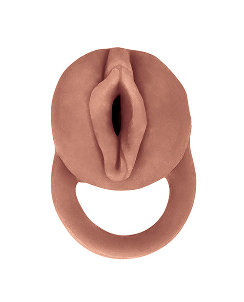 The Great Extender 1 8" Extender & Masturbator - Brown