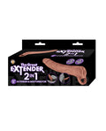 The Great Extender 1 9" Extender & Masturbator - Brown