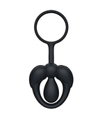 Tingle Ring Silicone Cock & Scrotum Ring - Black