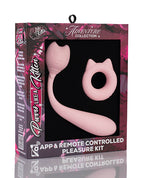 Natalie's Toy Box Purrs Like A Kitten App &amp; Remote Controlled Pleasure Kit - Pink