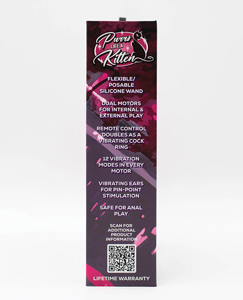 Natalie's Toy Box Purrs Like A Kitten App &amp; Remote Controlled Pleasure Kit - Pink