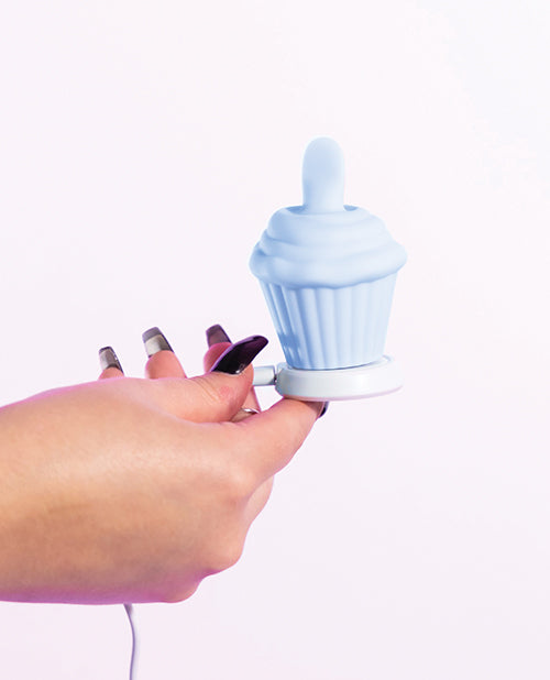 Natalie' Toy Box Cake Eater Cupcake Flicker - Blue