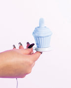Natalie' Toy Box Cake Eater Cupcake Flicker - Blue