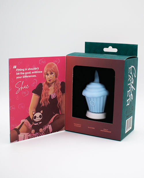 Natalie' Toy Box Cake Eater Cupcake Flicker - Blue