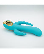 Natalie' Toy Box Mighty Magic Clit, G - Spot & Anal Vibrator - Aqua